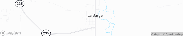 La Barge - map