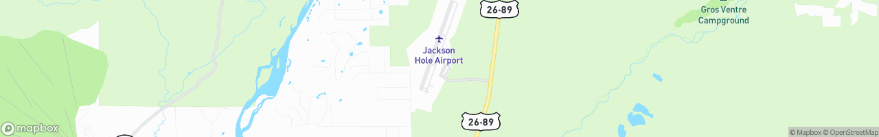Jackson Hole Airport - map