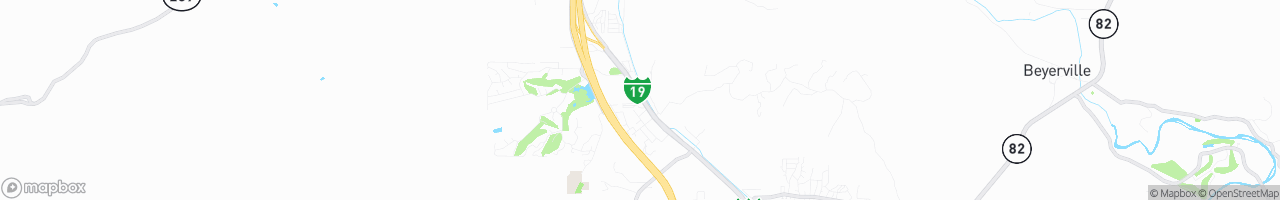 Nogales Truck Stop - map