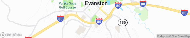 Evanston - map