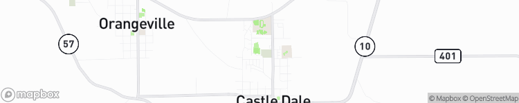Castle Dale - map