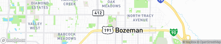 Bozeman - map