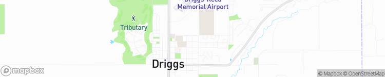 Driggs - map