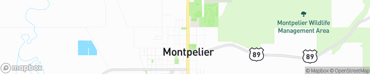 Montpelier - map
