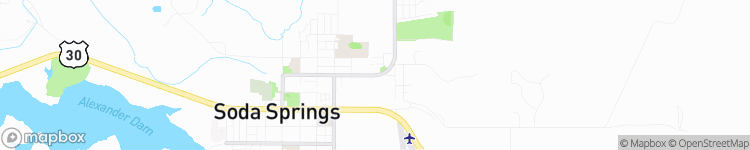 Soda Springs - map