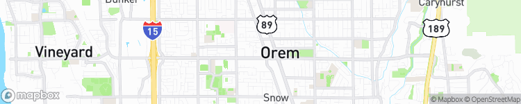 Orem - map