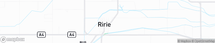 Ririe - map