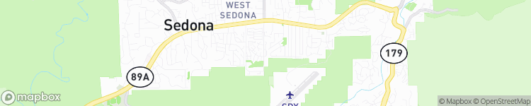 Sedona - map