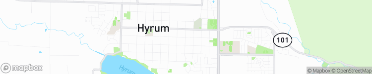 Hyrum - map
