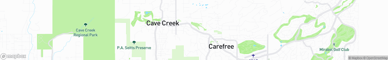 Harold's Cave Creek Corral - map