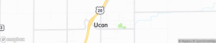 Ucon - map