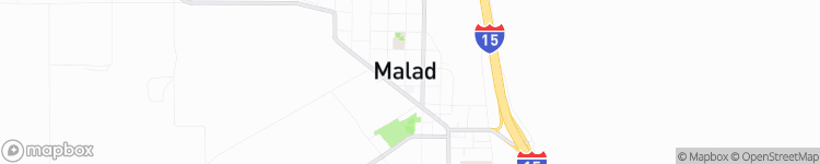 Malad City - map