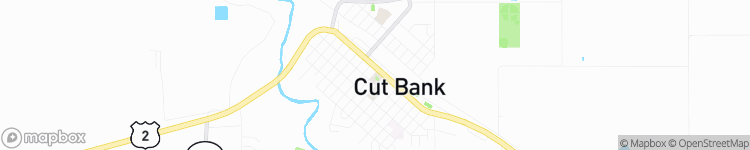 Cut Bank - map