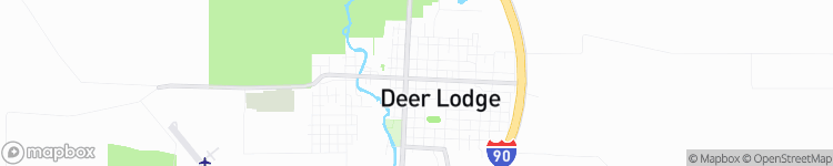 Deer Lodge - map