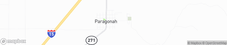 Paragonah - map