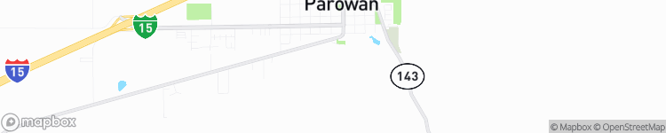 Parowan - map