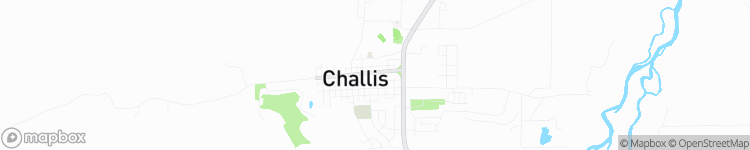 Challis - map