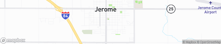 Jerome - map