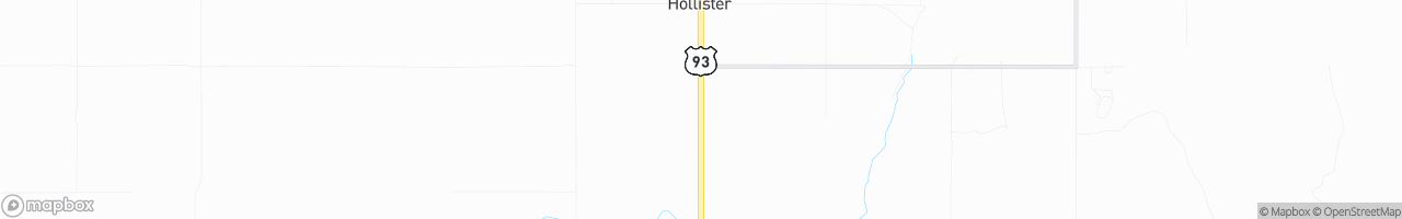 Weigh Station Hollister NB - map