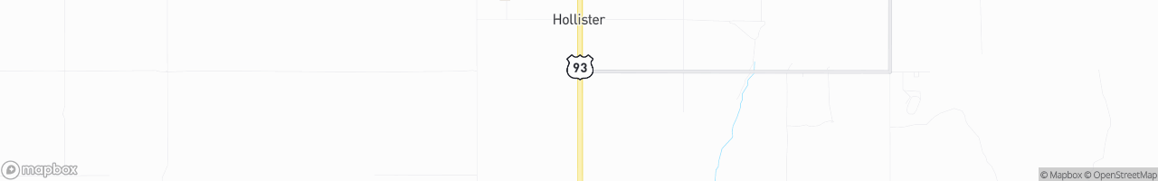 Weigh Station Hollister SB - map
