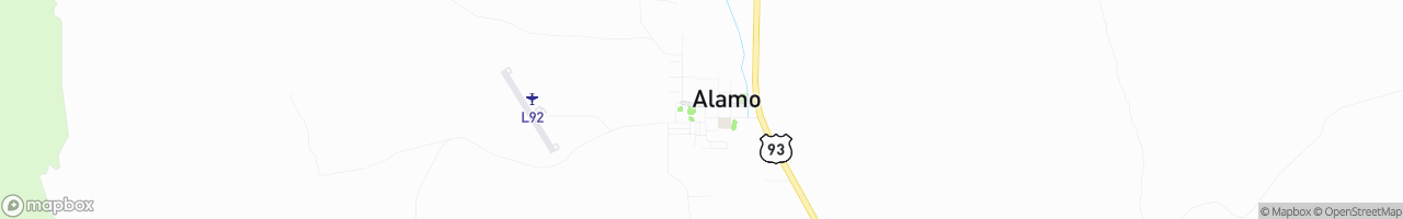 Alamo Chevron - map