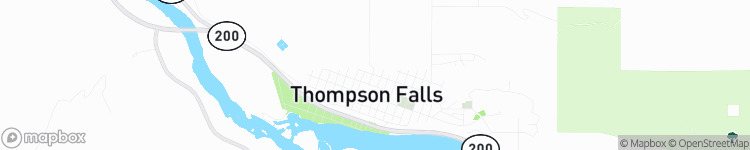 Thompson Falls - map