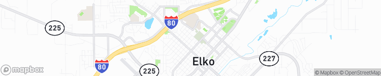Elko - map