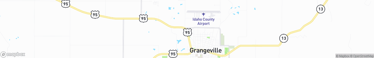 Grangeville Depot - map