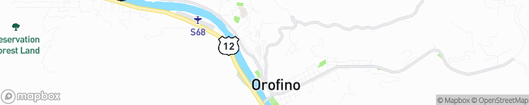 Orofino - map