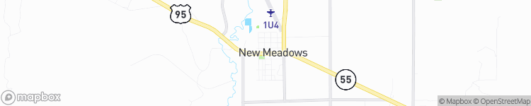 New Meadows - map