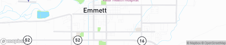 Emmett - map