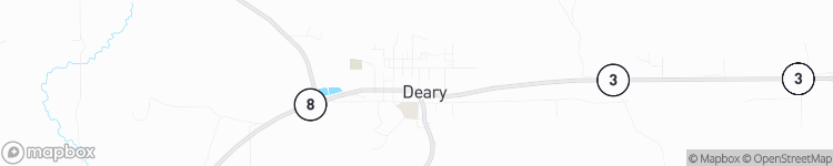 Deary - map