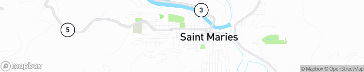 Saint Maries - map
