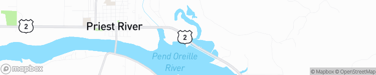 Priest River - map