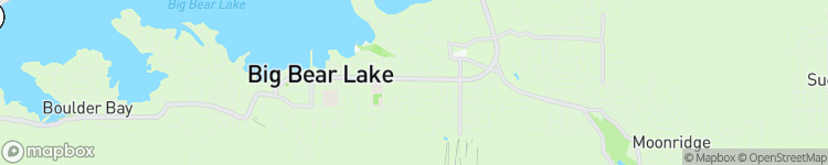 Big Bear Lake - map