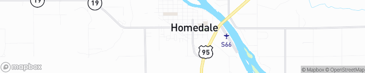 Homedale - map