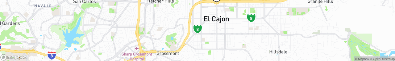 El Cajon Harley-Davidson - map