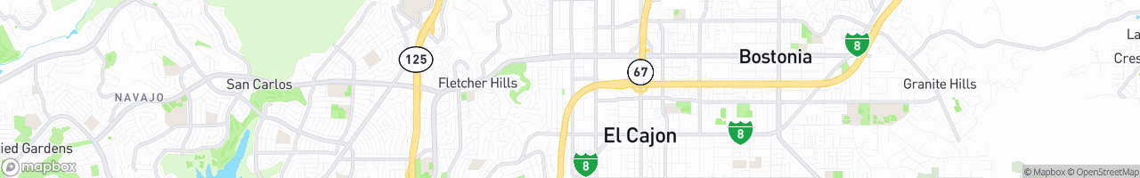 Mercedes-Benz of El Cajon - map