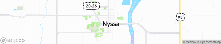 Nyssa - map