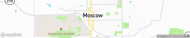 Moscow - map