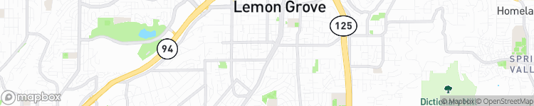 Lemon Grove - map