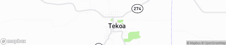 Tekoa - map
