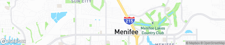 Menifee - map