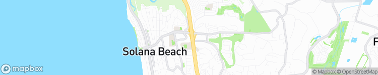 Solana Beach - map