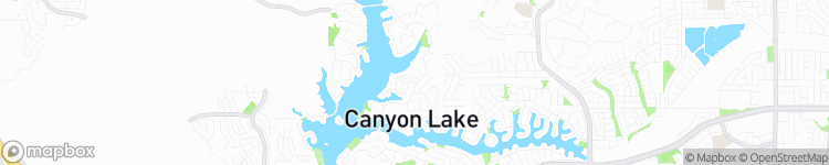 Canyon Lake - map