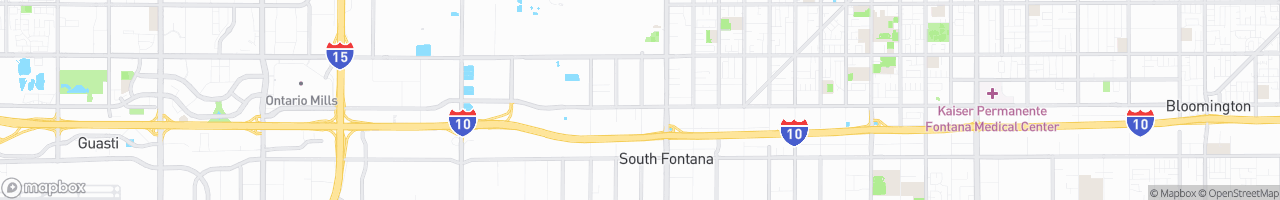 Fontana Truck Stop Center - map