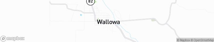 Wallowa - map