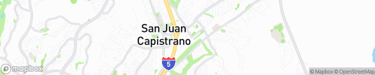 San Juan Capistrano - map