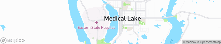 Medical Lake - map