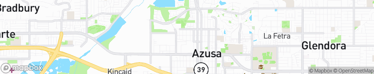 Azusa - map